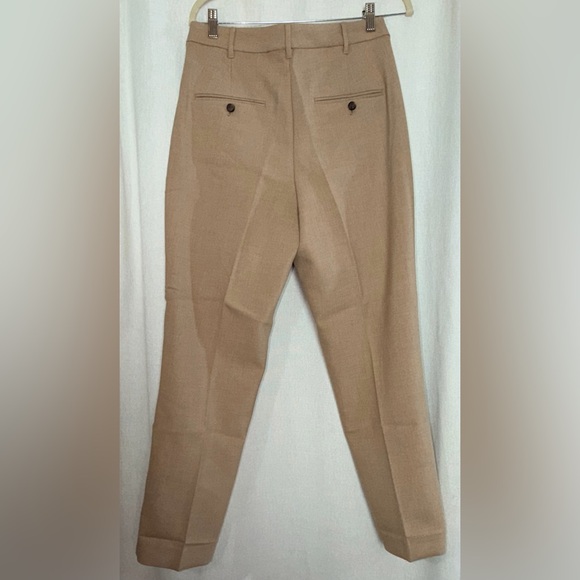 NWT Banana Republic Pant Suit Blazer 12 & Pants 10 Beige Tan 2-Pc Set MSRP $270 - Picture 12 of 16